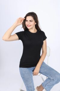 Women's solid t-shirt home page